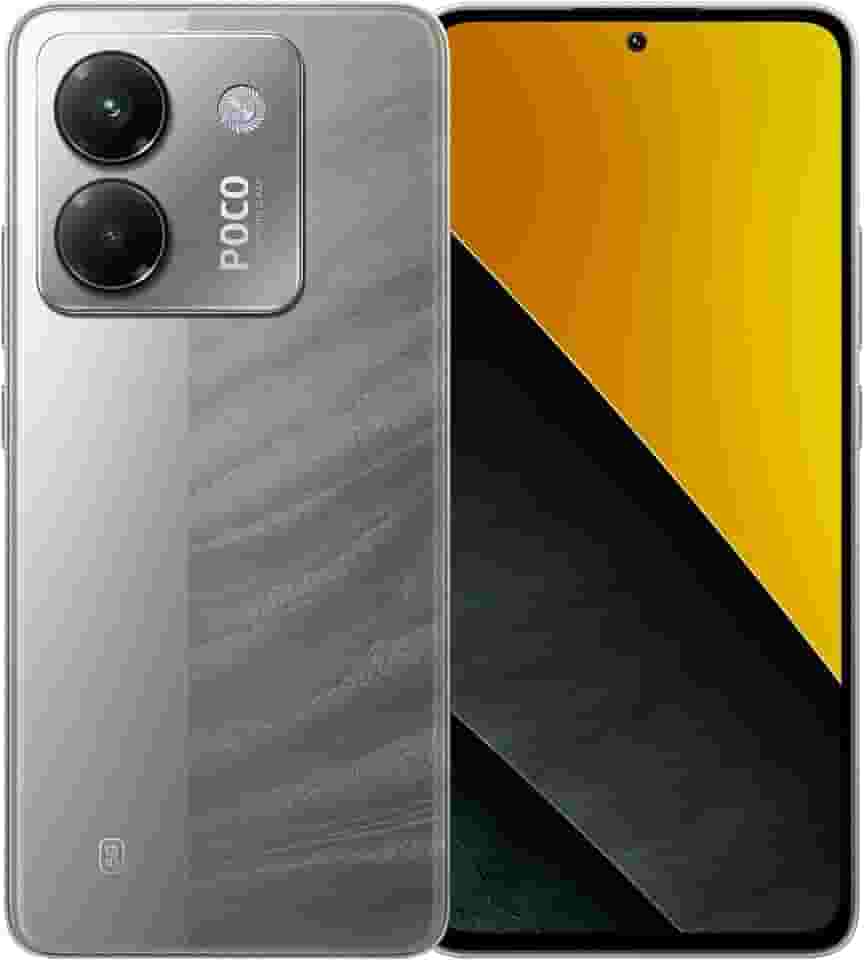 Xiaomi Smartphone POCO M7 Pro 5G 256GB 8GB RAM | Processador Ultra Potente Dimensity 7025 | Tela AMOLED FHD+ 120Hz com Proteção Ocular | Bateria 5110mAh com 45W Turbo Charge (Silver, 8+256GB)