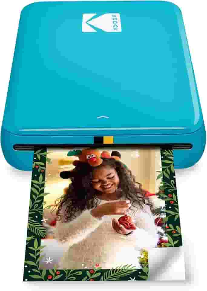 KODAK Step Instant Impressora fotográfica para smartphone – Impressora móvel sem fio portátil mini colorida – fotos adesivas Zink 5 x 7,6 cm – Bluetooth compatível com dispositivos iOS e Android –