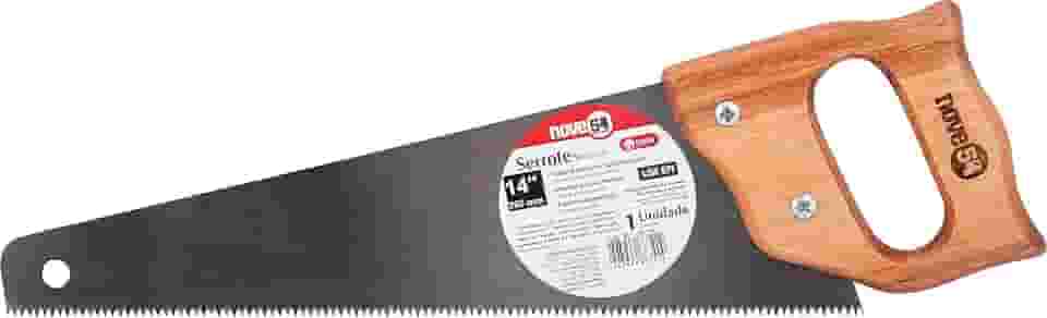 Serrote 14", Aço Temperado, Cabo De Madeira, Hobby, Nove54.