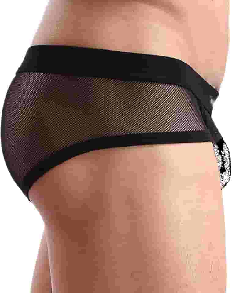 Cueca boxer masculina sexy malha respirável cintura baixa Cool Boxers conjunto conjunto