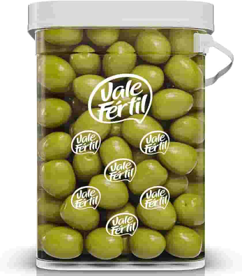 Azeitona Verde Gordal 70/90 em Conserva Vale Fértil Balde 2kg