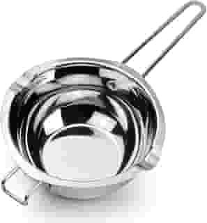 Panela de derretimento de aço inoxidável de 1000 ml para fazer chocolate, velas e doces (1000 ml)