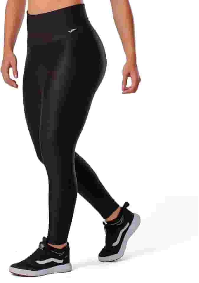 Legging Fitness Feminina Zero Transparência Cós Alto Poliamida Elite