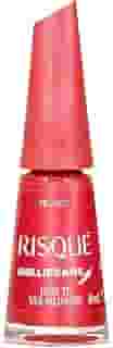 Esmalte Vermelho Risqué & Chilli Beans Para Te Vermelhor Metálico 8ml