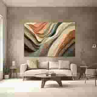 Quadros Decorativos para Quarto Sala 130x90 Abstrato Moderno Horizontal Grande Escritório Hall