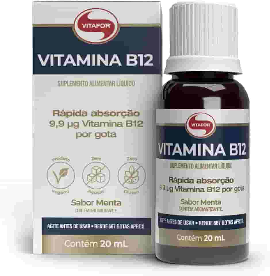 Vitafor - Vitamina B12-20ml - Menta