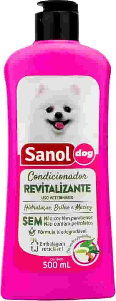 Sanol Dog Condicionador De Pelos Revitalizante 500 Ml Rosa