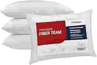 Kit Travesseiro 04 Peças Fiber Team Antialérgico com Fibra Siliconizada - Ortobom
