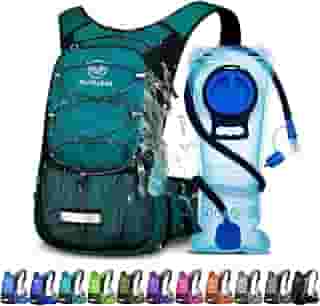 Mothybot Pacote de hidratação, mochila de hidratação isolada com 2 litros livre de BPA e armazenamento de água, mochila de caminhada para homens, mulheres, crianças para corrida, ciclismo, acampamento – Mantenha o líquido fresco por até 5 horas