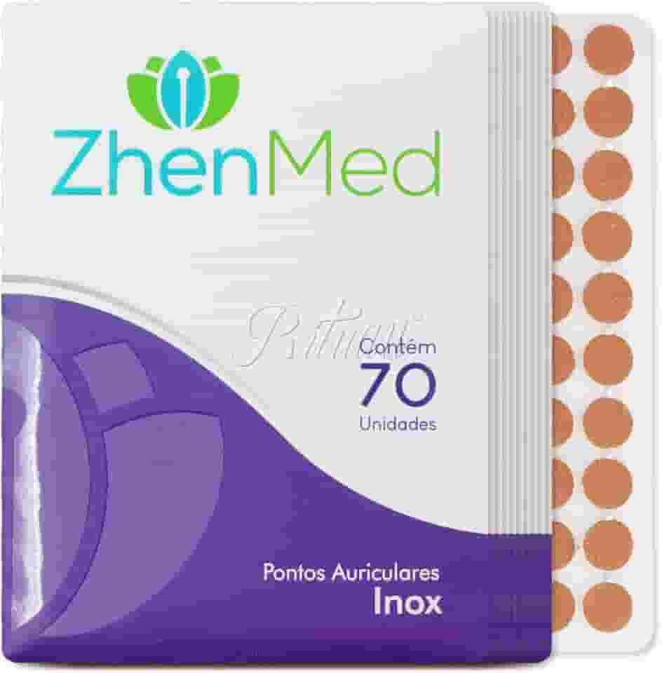 Ponto Auricular Inox 700 Pontos Zhenmed Auriculoterapia (Esparadrapo Redondo)