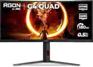 Monitor Gamer Curvo AOC AGON QUAD 34' Ultrawide WQHD 180Hz 0,5ms Base Ajustável U34G4C
