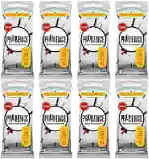 Prudence Efeito Retardante 64und - Kit Camisinhas Preservativo 8 Pacotes com 8 Unidades Cada - Lubrificado - Hipoalergênico - Latex - Normal 52mm - Adulto - CONDOM - Preservativo