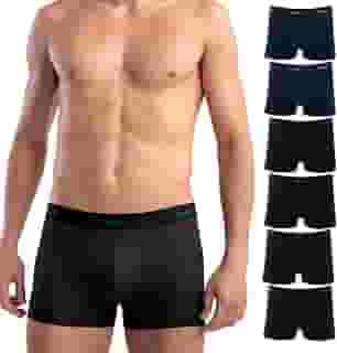 Kit 6 Cuecas Boxer Modal Mash Toque Gelado Respirável Antibolinha Masculina