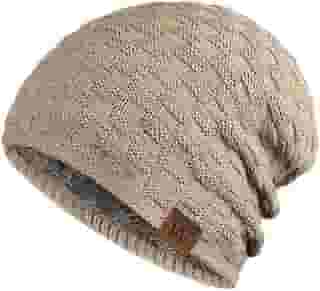 Gorro Beanie Touca model W quadras Forrado Unissex Inverno Tricô