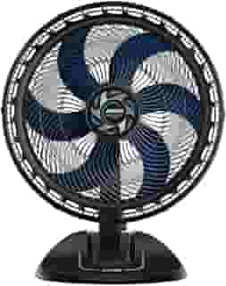 Ventilador de Mesa Arno Xtreme Force Breeze 50cm VB50, 126W, 6 Pás, 3 Velocidades, Oscilação 80º, Power Zone, Modo Sono Tranquilo, Grade Chevron Zone, 110V