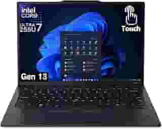Lenovo Laptop ThinkPad X1 com tela sensível ao toque de carbono 13 com processador Intel Ultra 7 255U, WUXGA de 14 polegadas 100% sRGB, RAM DDR5 de 32 GB, SSD NVMe de desempenho de 1 TB, câmera FHD+