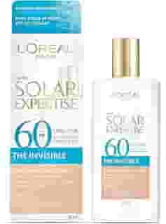 L'Oréal Paris Solar Expertise, Protetor Solar Facial The Invisible Fluido FPS60 com Ácido Hialurônico e Tecnologia NETLOCK, Alta Proteção Solar com Ação Anti Idade, Cor 2.0 40g