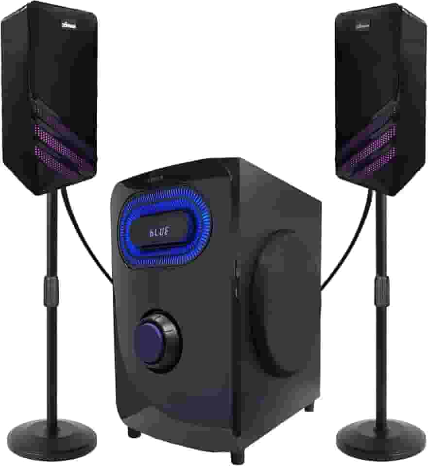 Micro System Caixa Som Bluetooth Rgb 1000w Rádio Fm Usb Aux Bivolt Xtrad XDG-94