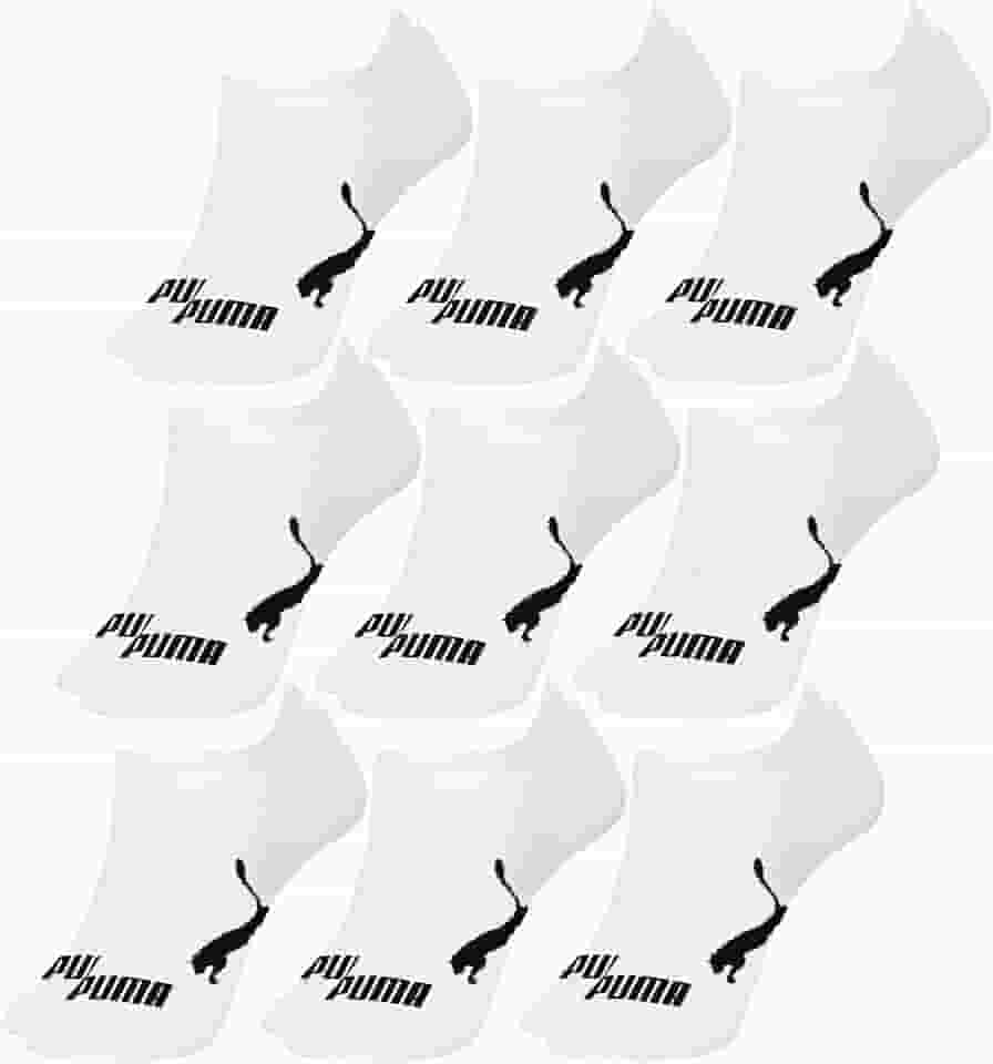 Kit 9 Pares de Meias Puma Sapatilha Cano Baixo Soquete Esportiva Masculina Original