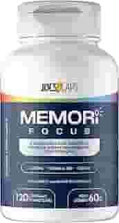 Memori Focus - Suplemento para Foco, Memória e Concentração; Com L-Tirosina, Colina, Arginina e Inositol; Energia Mental e Bem-Estar Emocional; 120 Cápsulas