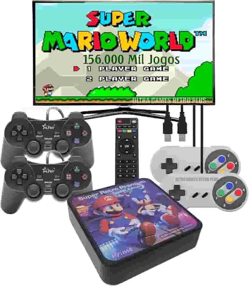 Video Game Retro Edição Especial + 156 Mil jogos + 4 Controles + Atualizado