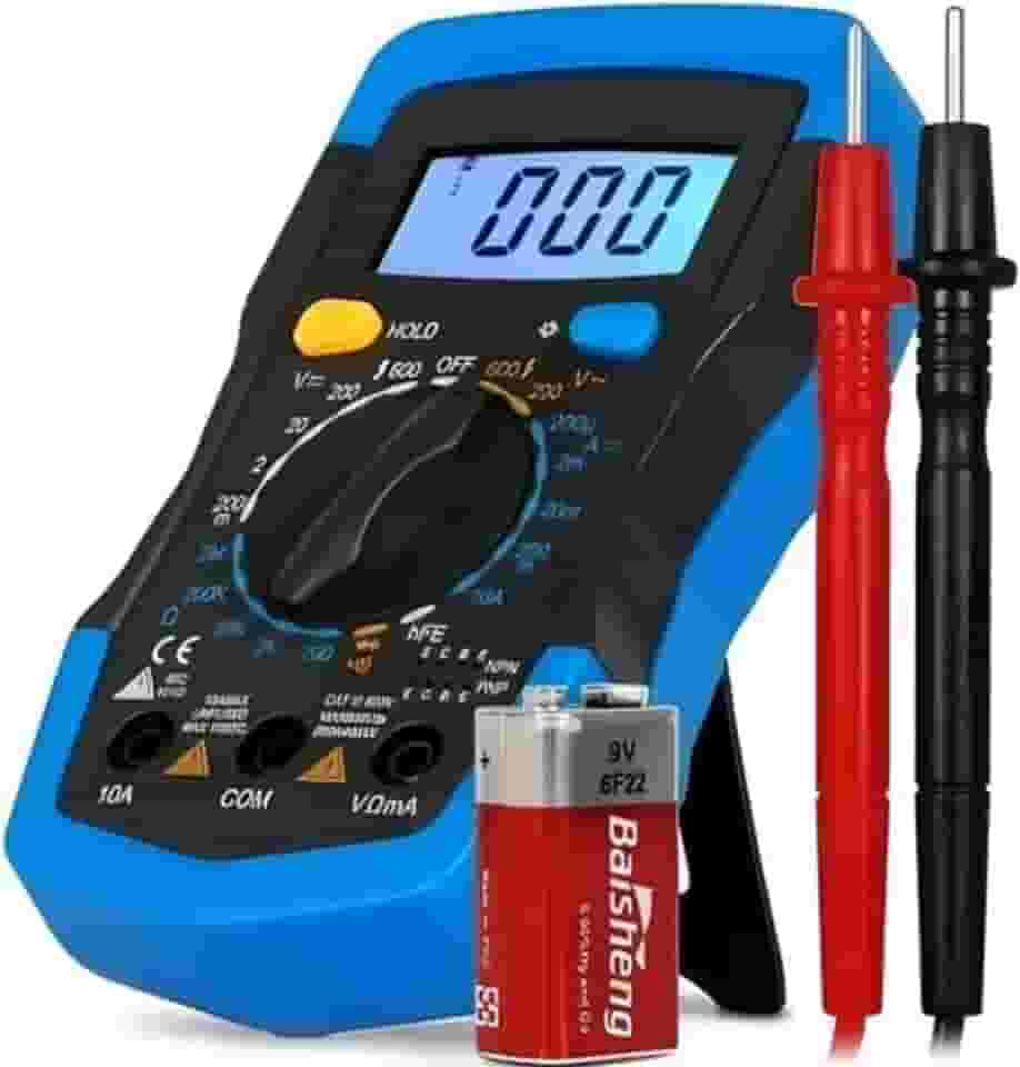 Multímetro Digital Exbom MD-180L Portátil Display 3 1/2 Iluminado com Beep Sonoro