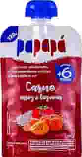 Papapá, Papinha infantil, Sabor Carne, Arroz e Legumes, 120g, Vermelho