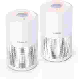 Purificadores de ar para quarto, FULMINARE H13 Purificadores de ar pequenos para animais domésticos com filtro de ar HEPA, limpador de ar silencioso com luz noturna, remove 99,97% 0,01 mícrons de poeira, fumaça e pólen