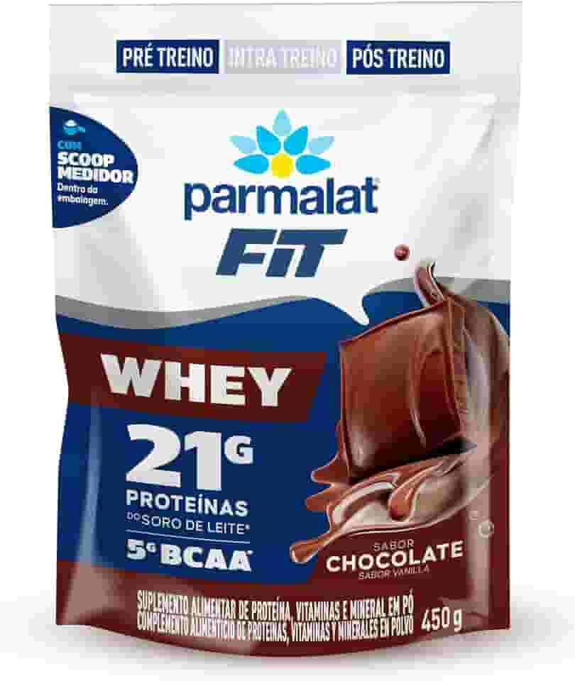 Parmalat Whey Protein Em Pó Chocolate Whey Fit 450G