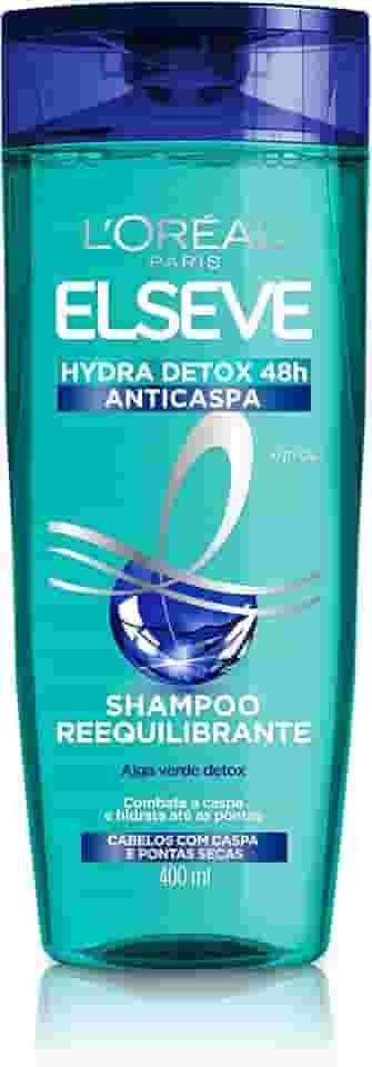 Shampoo L'Oréal Paris Elseve Hydra-Detox Anti-Caspa, 400ml