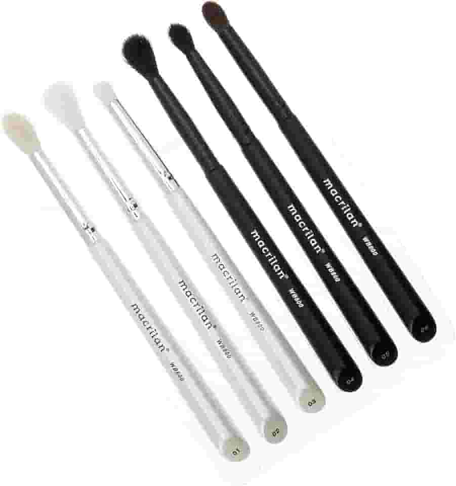 Macrilan Kit Com 6 Pincéis Profissionais Para Esfumar - Wb800