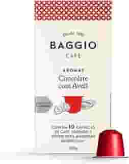 Baggio Café Cápsulas De Café Aroma Chocolate Com Avelã Compatível Com Nespresso Contém 10 Cápsulas