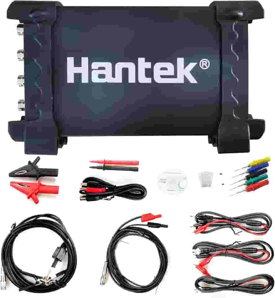 Hantek Osciloscópio digital 6074BE 70MHz 1GSa/s 4CH USB Osciloscópio virtual instrumento de diagnóstico automotivo ferramenta de diagnóstico automática