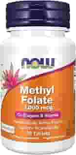 Metilfolato (Methyl Folate) 1000mg 90 Tabletes - Now
