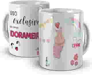 Caneca Branca Dorama - Uso exclusivo da melhor domareira