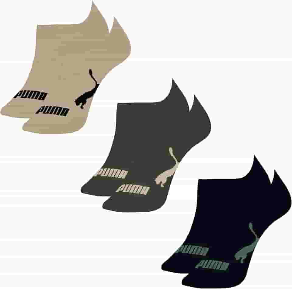 Kit 3 Pares Meia Puma Soquete Sapatilha Invisível Respirável Original
