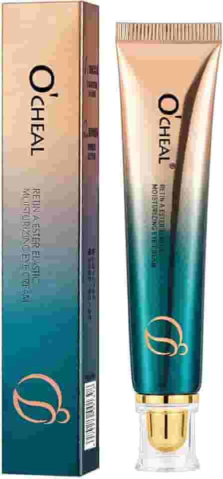 Creme de olhos Retinol para olheiras e bolsas sob os olhos, creme hidratante antienvelhecimento para os olhos noturno para clarear as rugas firmadoras e reparadoras. Linhas finas reduzem o inchaço (30