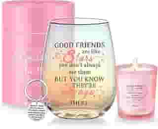 Presentes de amizade para mulheres, taças de vinho, presentes de aniversário personalizados para amigas, meninas, homens, presentes especiais para namorada, irmã, deixando melhor amiga para colega
