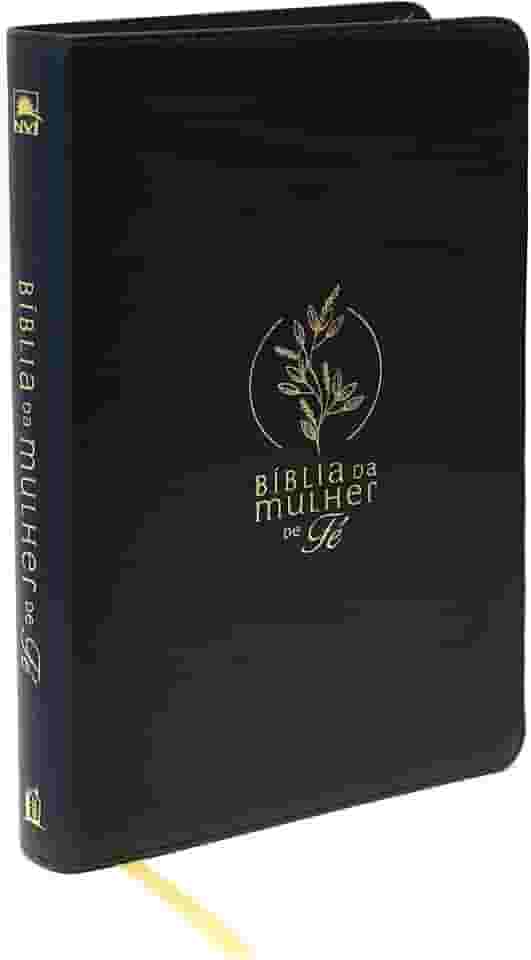 Bíblia da Mulher de Fé, NVI, Couro Soft, Preto