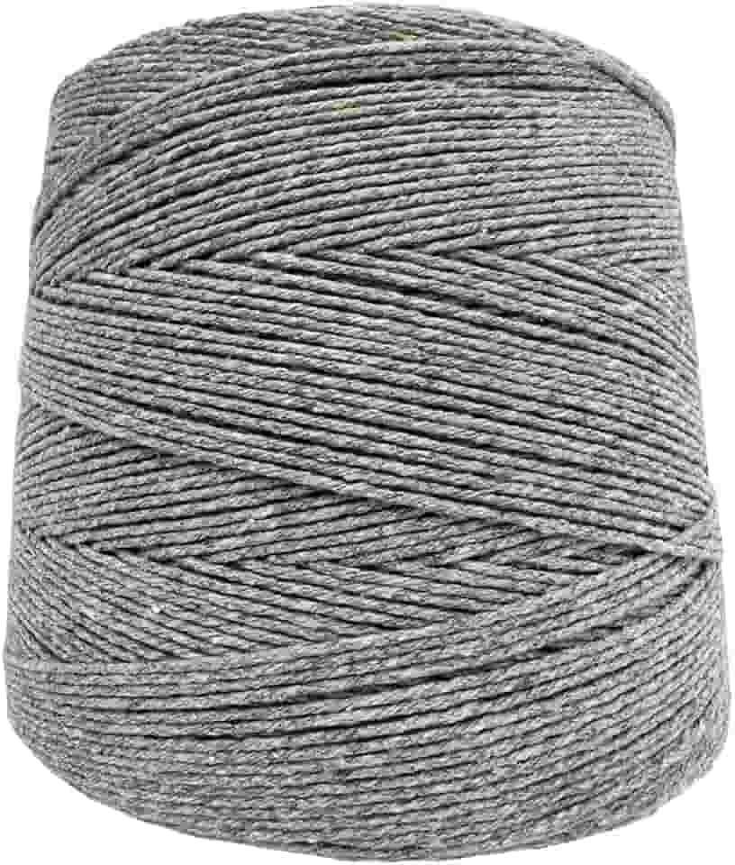 Barbante Eco Brasil 6 fios 1kg 980m Soberano cores a escolha (Cinza)