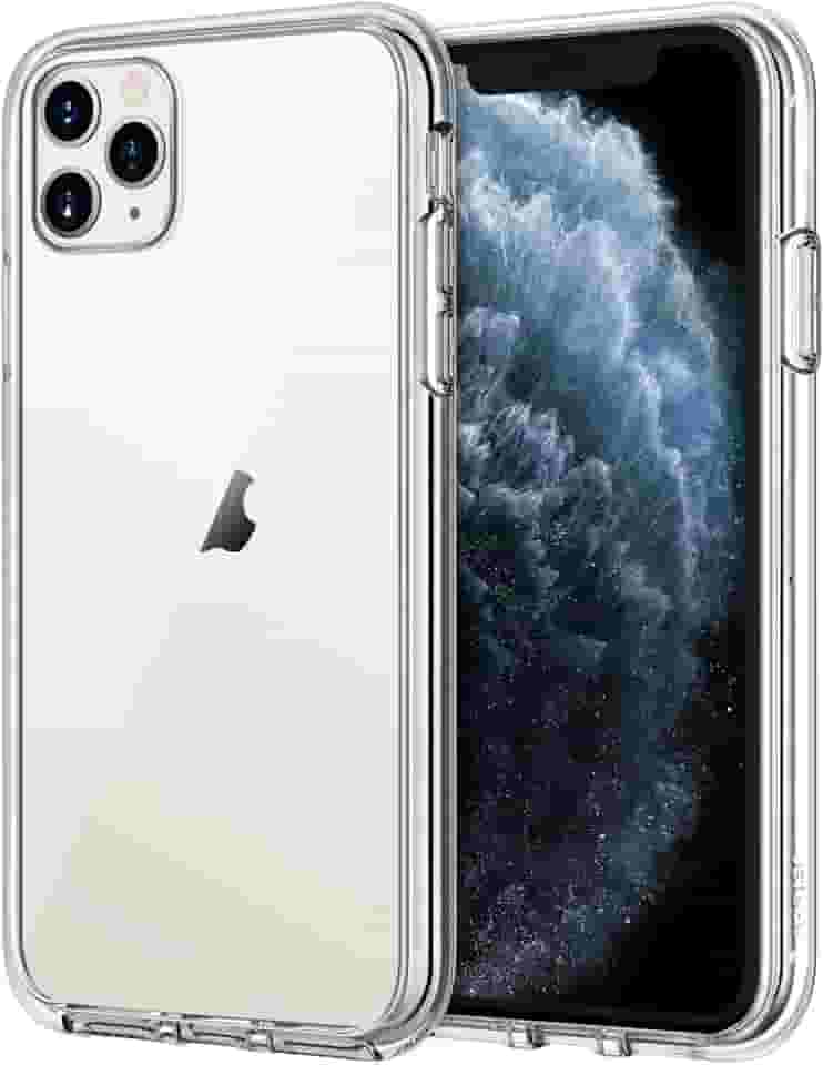 JETech Capa para iPhone 11 Pro Max 6,5 Polegadas, Case Protetora de Telefone à Prova de Choque Não-Amarelecimento, Capinha Parte Traseira Transparente Anti-Riscos (Claro)
