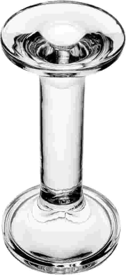 WOLFF - Castiçal para Vela de Vidro Creta 8cm x 8cm x 16cm