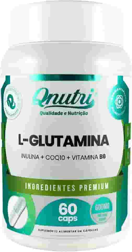 L Glutamina - 60 cápsulas - Qnutri