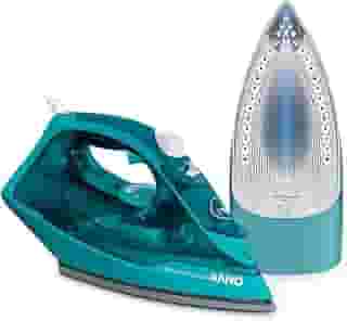 Ferro a Vapor Arno Ultragliss Protect com Base Durilium Airglide, Deslizamento mais Rápido, Maior Resistência e Triplo Desligamento Automático, 1520W, Turquesa, FUP1, 110V
