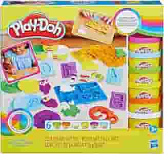 Play-Doh, Massinha de Modelar Infantil, Kit Inicial de Números - Conjunto de Brinquedo com Acessórios e 6 Potes - A partir de 3 Anos