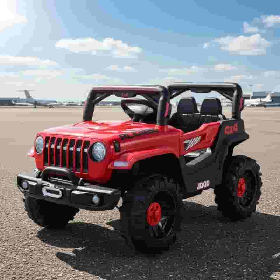 Jipe Infantil Elétrico 12v Carrinho Controle Remoto Música