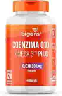 Coenzima Q10 200mg + Ômega 3 TG Plus + Vitamina E 120 Cápsulas Bigens (Unidade)