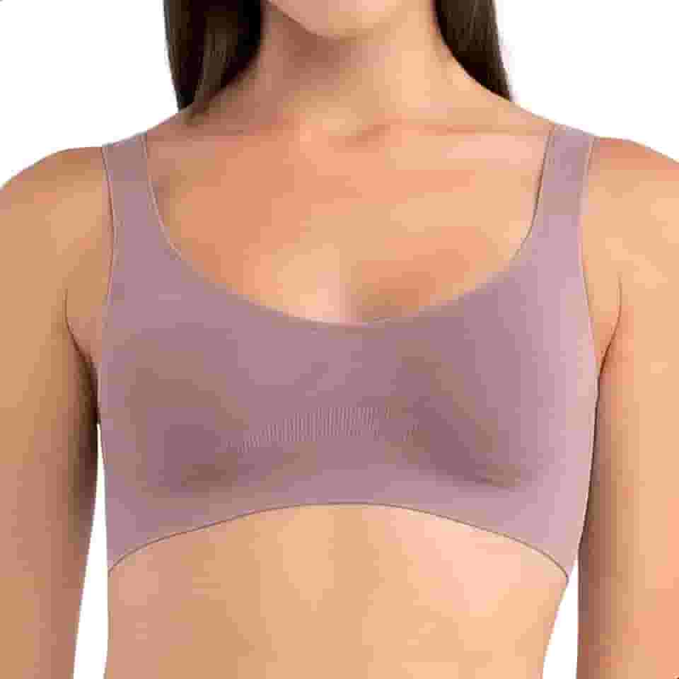 Top Sutiã Sem Costura Regata Sem Bojo Anatômico Poliamida She by Mash Feminino