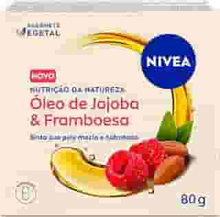 NIVEA Sabonete Vegetal Nutrição Da Natureza Óleo de Jojoba & Framboesa 80g - Pele limpa, macia e hidratada por mais tempo.