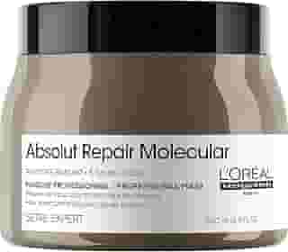 L'Oréal Professionnel Máscara Absolut Repair Molecular, Repara os Danos & Recupera a Força, Maciez & Desembaraço, Para cabelos danificados e muito danificados